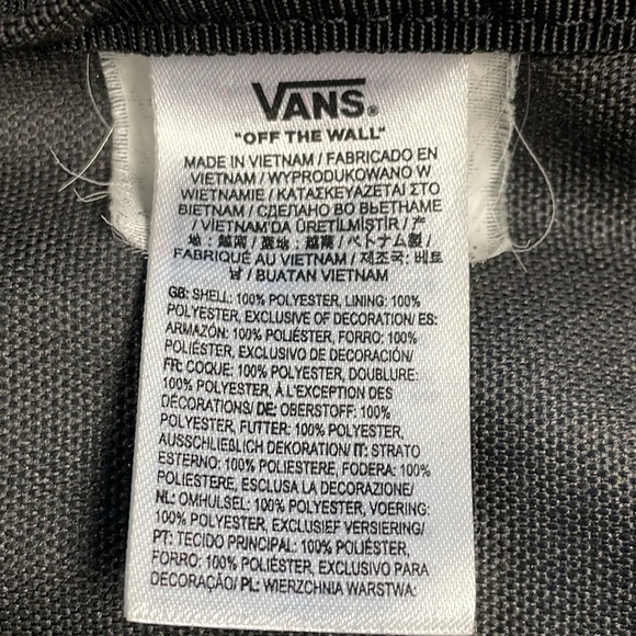 VANS x Harry Potter Hogwarts Backpack Black Multi House Colors School Unisex - Picture 4 of 16